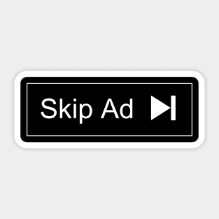 skip ad Sticker